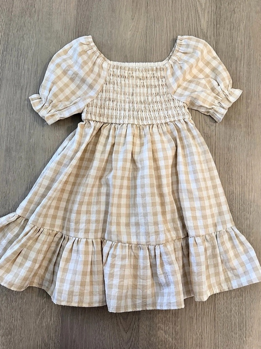 Indie Blue Karina Dress Toddler Gingham Dress